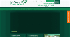 Desktop Screenshot of mcneelypest.com